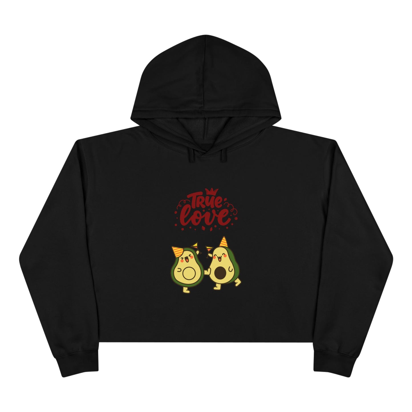 Avocado Love Crop Hoodie