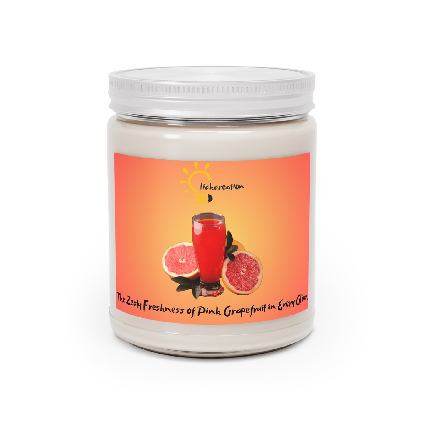 Grapefruit Scented Candles, 9oz with Pink Grapefruit Fragrance