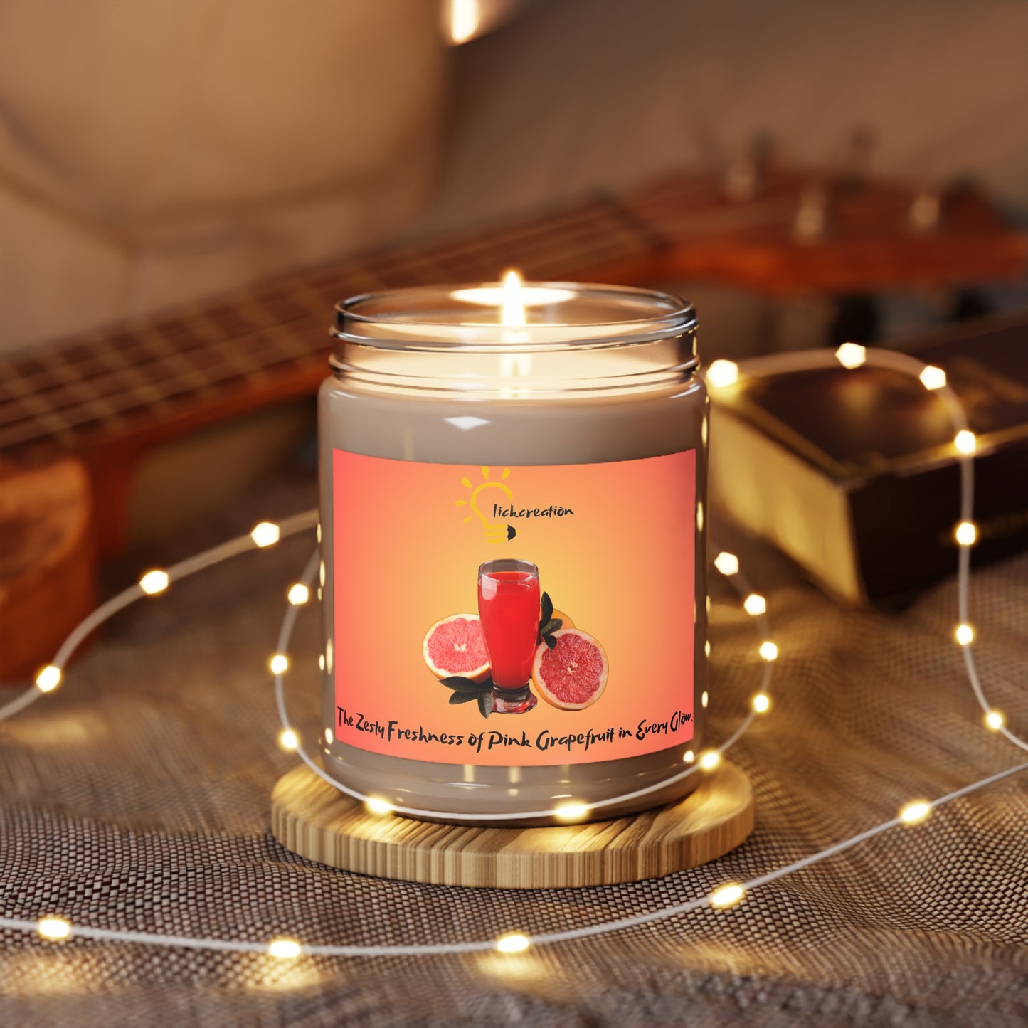 Grapefruit Scented Candles, 9oz with Pink Grapefruit Fragrance
