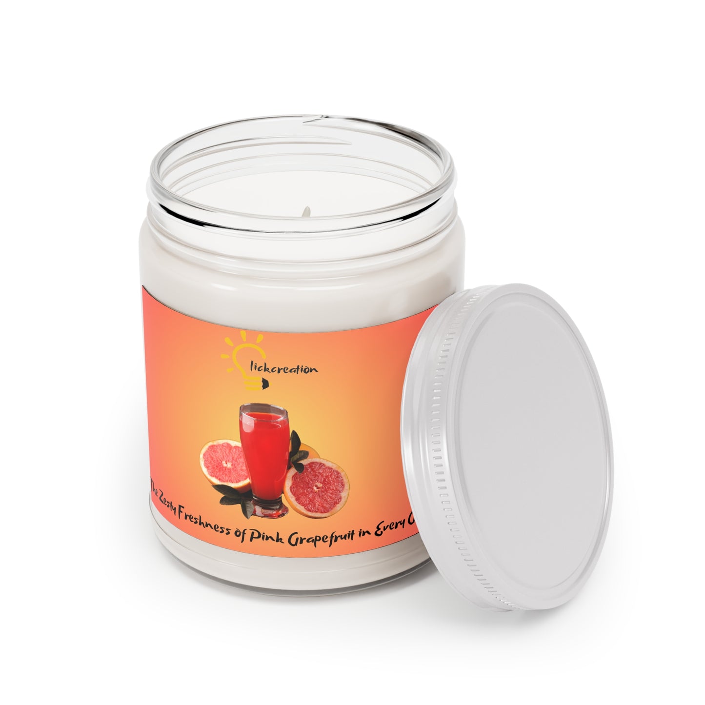 Grapefruit Scented Candles, 9oz with Pink Grapefruit Fragrance