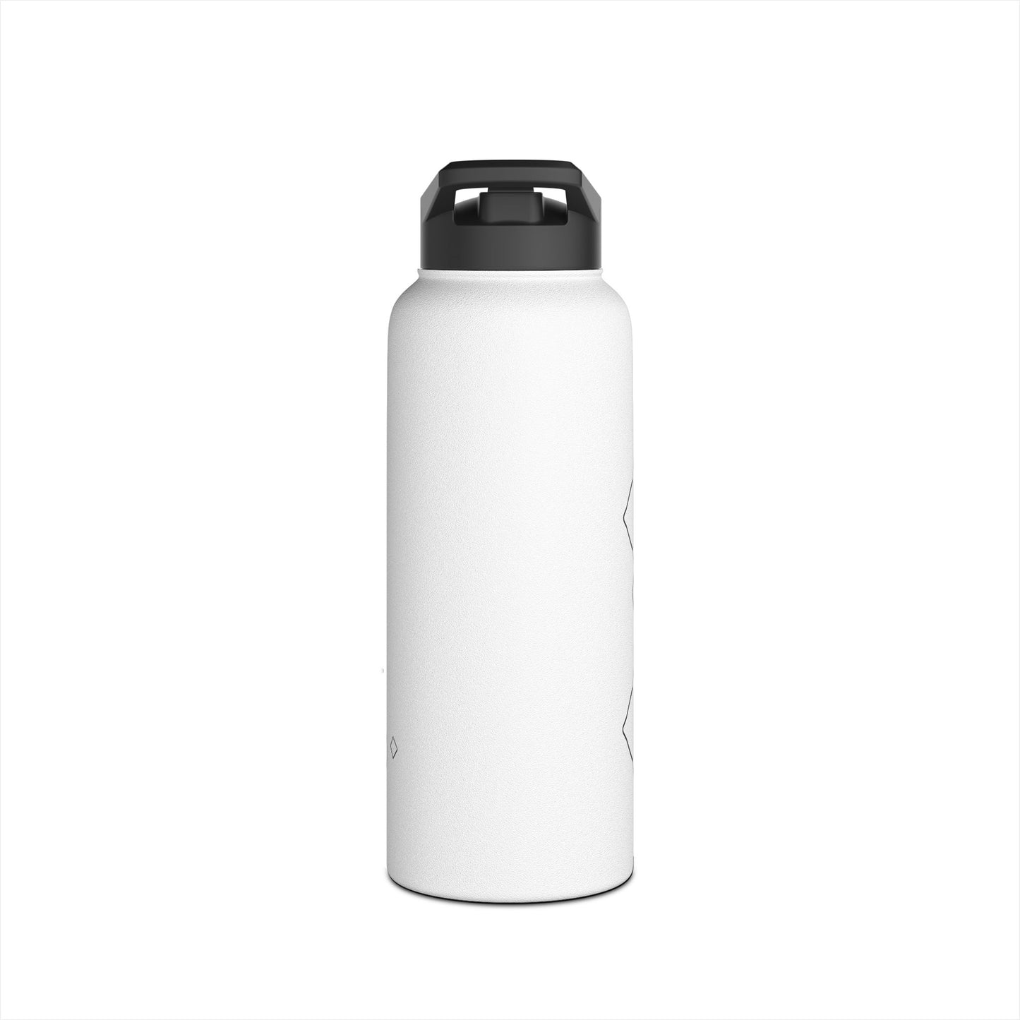 Water Bottle, Square Pattern Design, Stainless Steel
