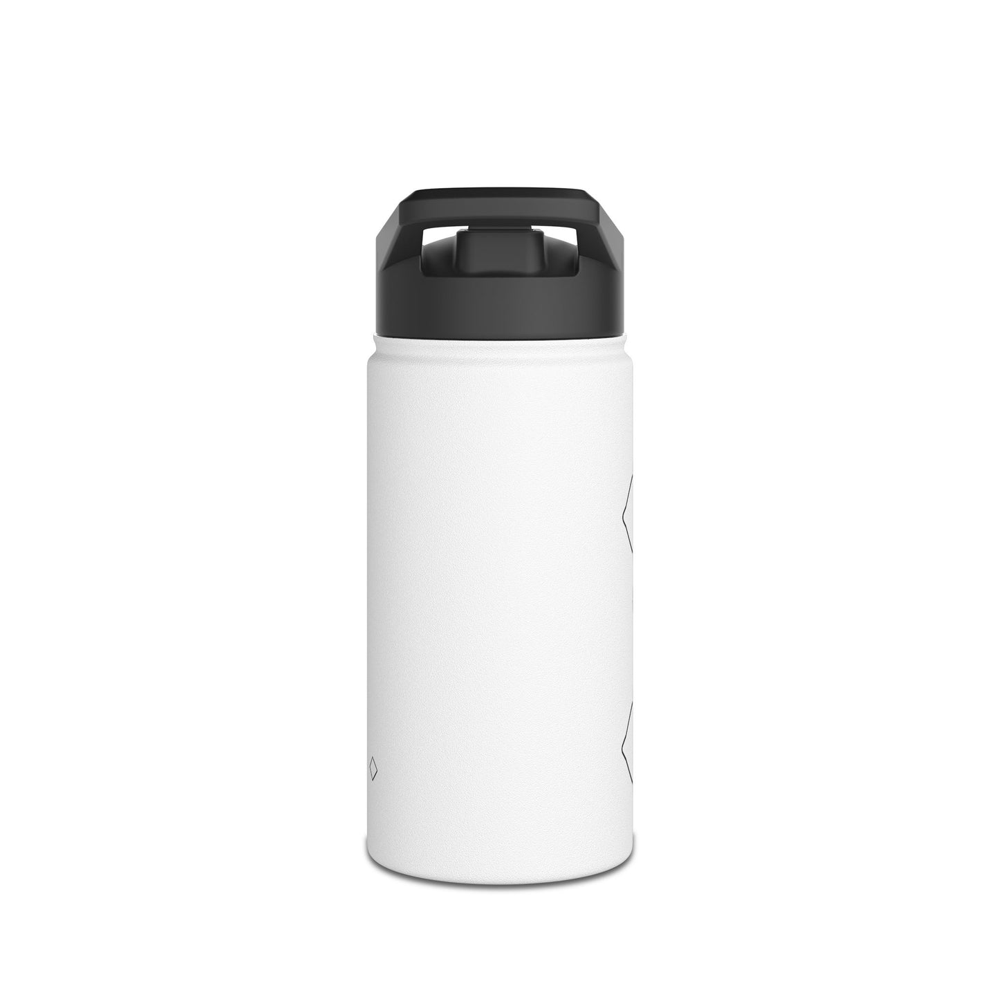 Water Bottle, Square Pattern Design, Stainless Steel