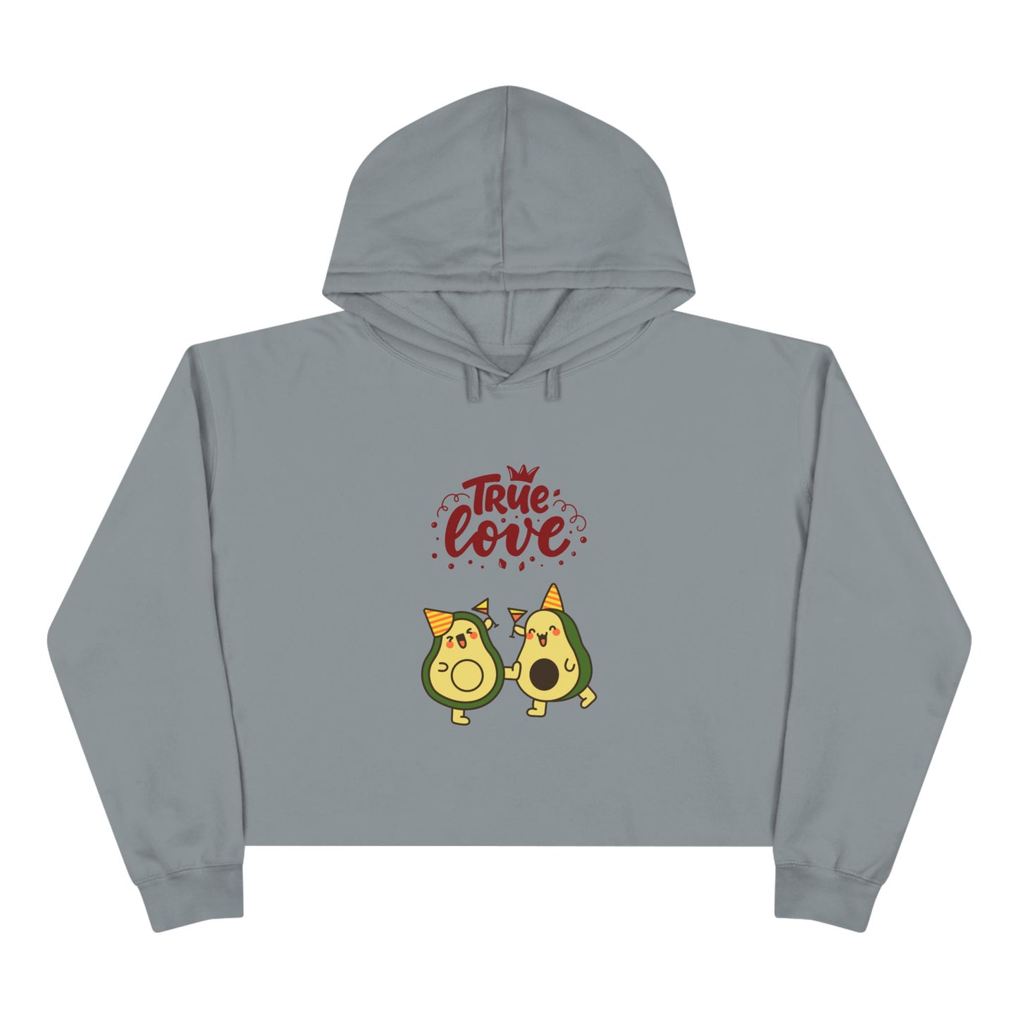Avocado Love Crop Hoodie