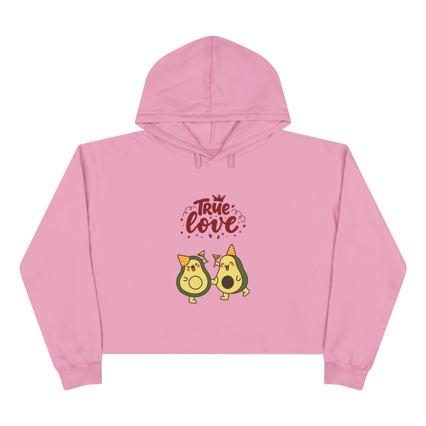 Avocado Love Crop Hoodie