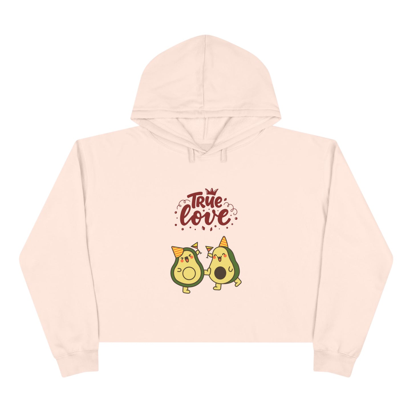 Avocado Love Crop Hoodie