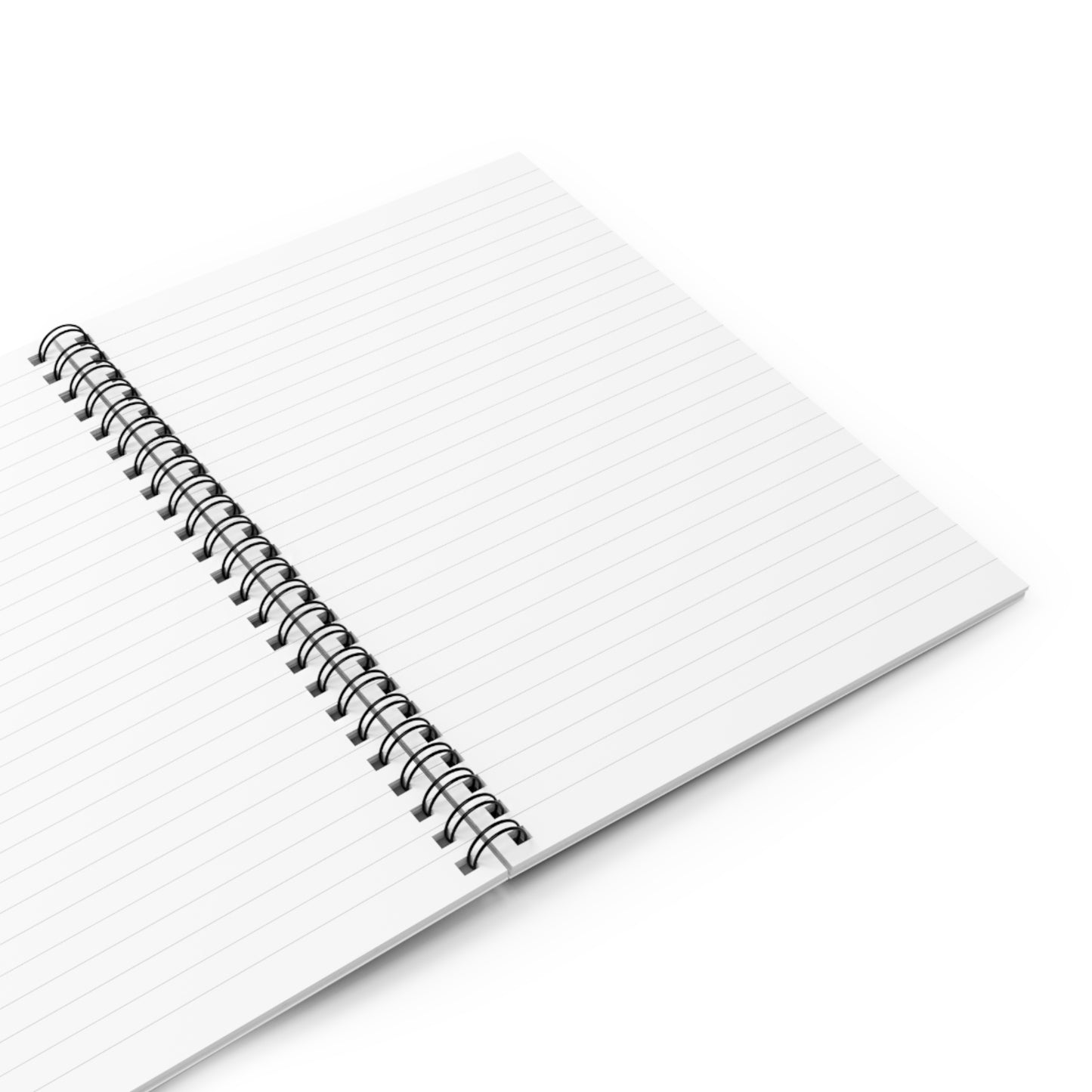 Spray Inscription Spiral Notebook - Ruled Line