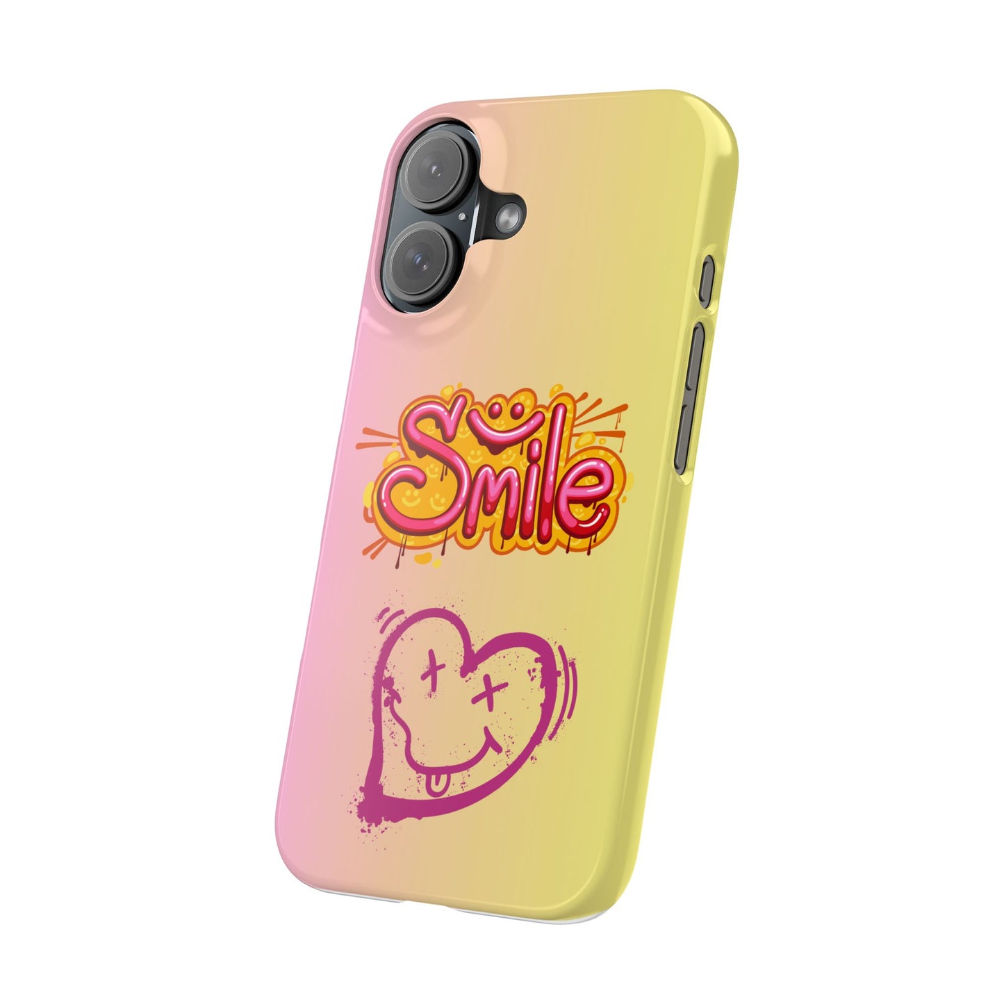 Phone Case with Smile Inscription