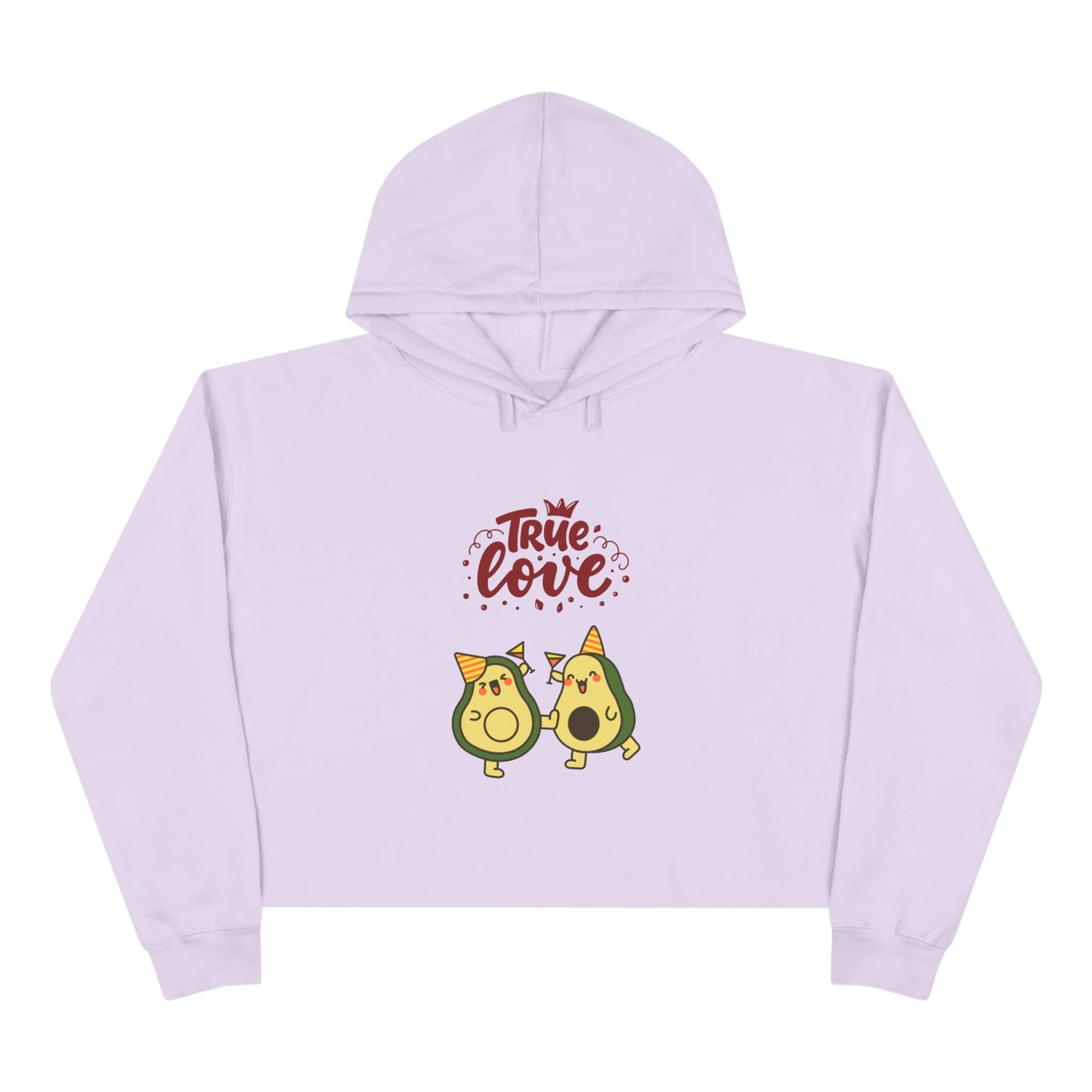 Avocado Love Crop Hoodie